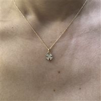 Collier Crivelli Femme in Or jaune Diamante 0.09 Ct 370-XN2573 - 370-XN2573